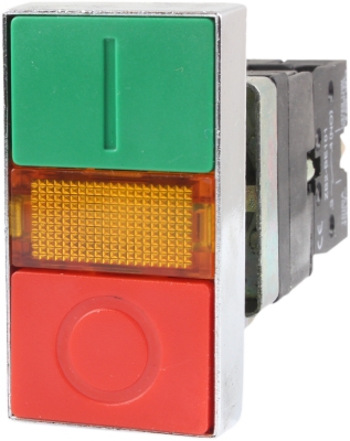 Кнопка двойная с подсветкой AR-XB2-BW8375