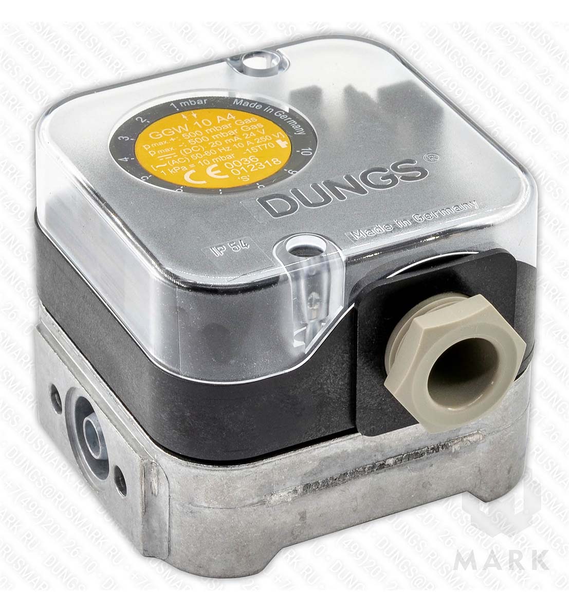 GGW 10 A4 Дифференциальный датчик-реле давления газ/воздух DUNGS
