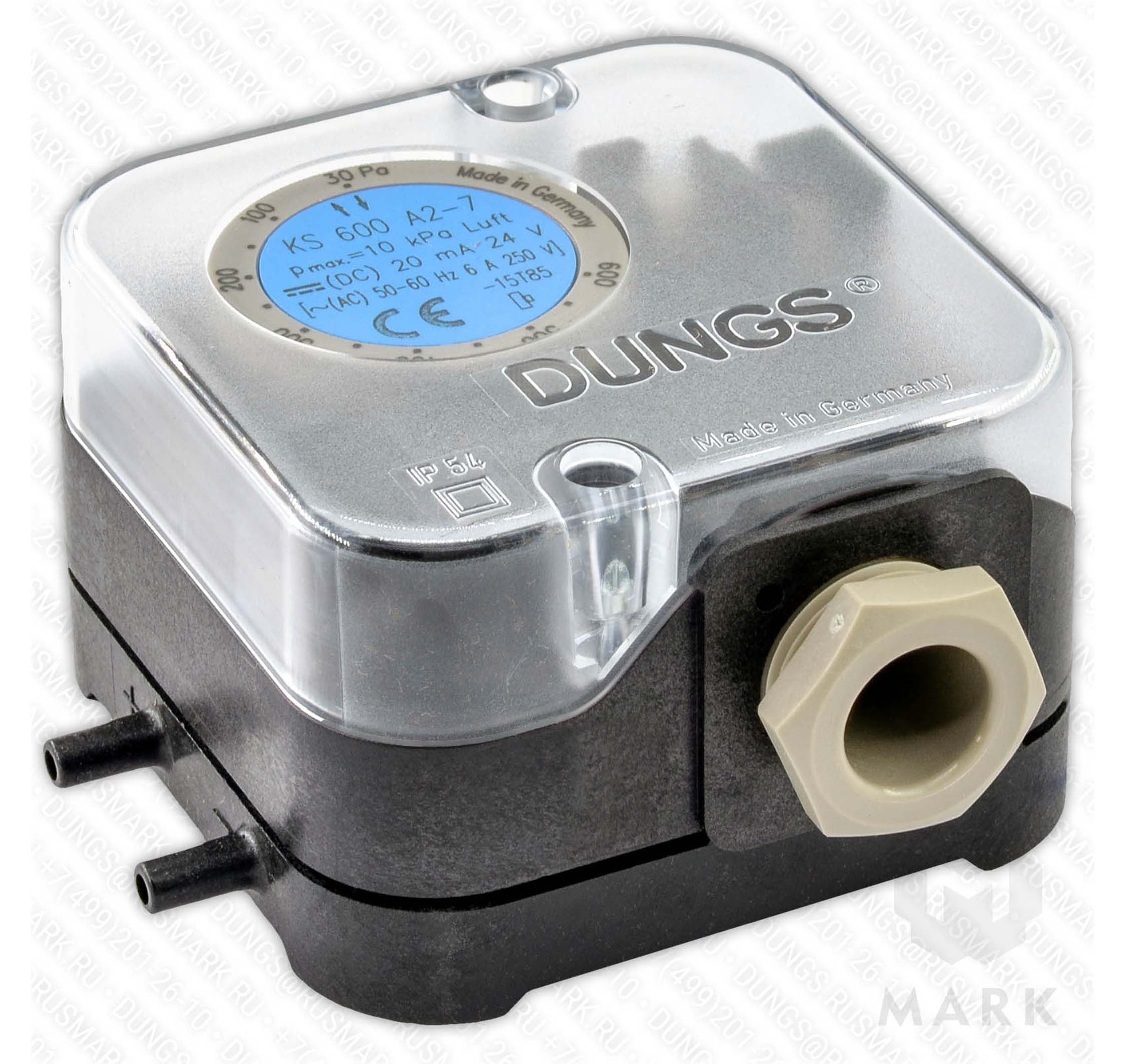 KS 600 A2-7 Дифференциальный датчик-реле давления дымовых газов DUNGS