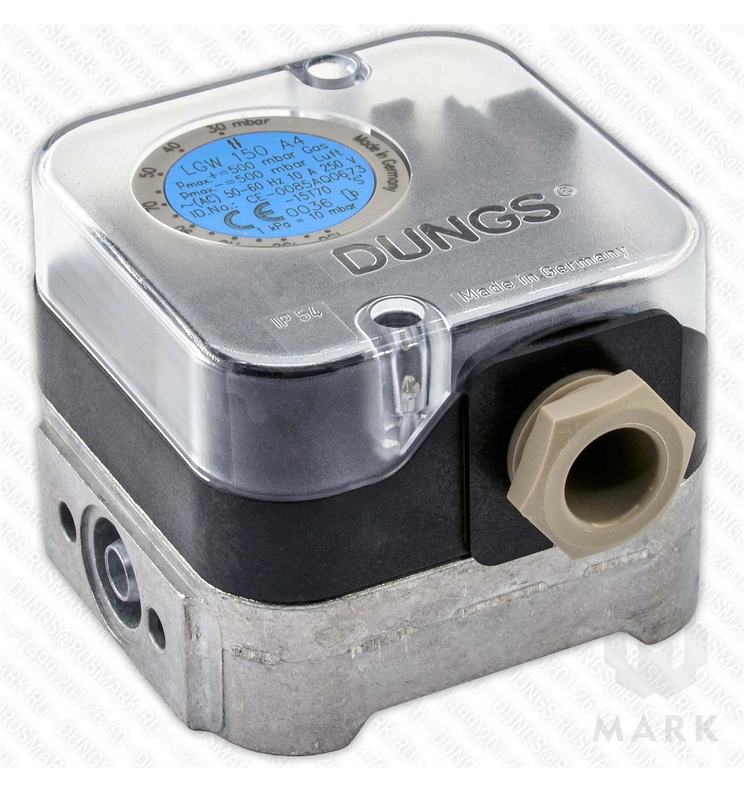 LGW 150 A4 Дифференциальный датчик-реле давления газ/воздух DUNGS