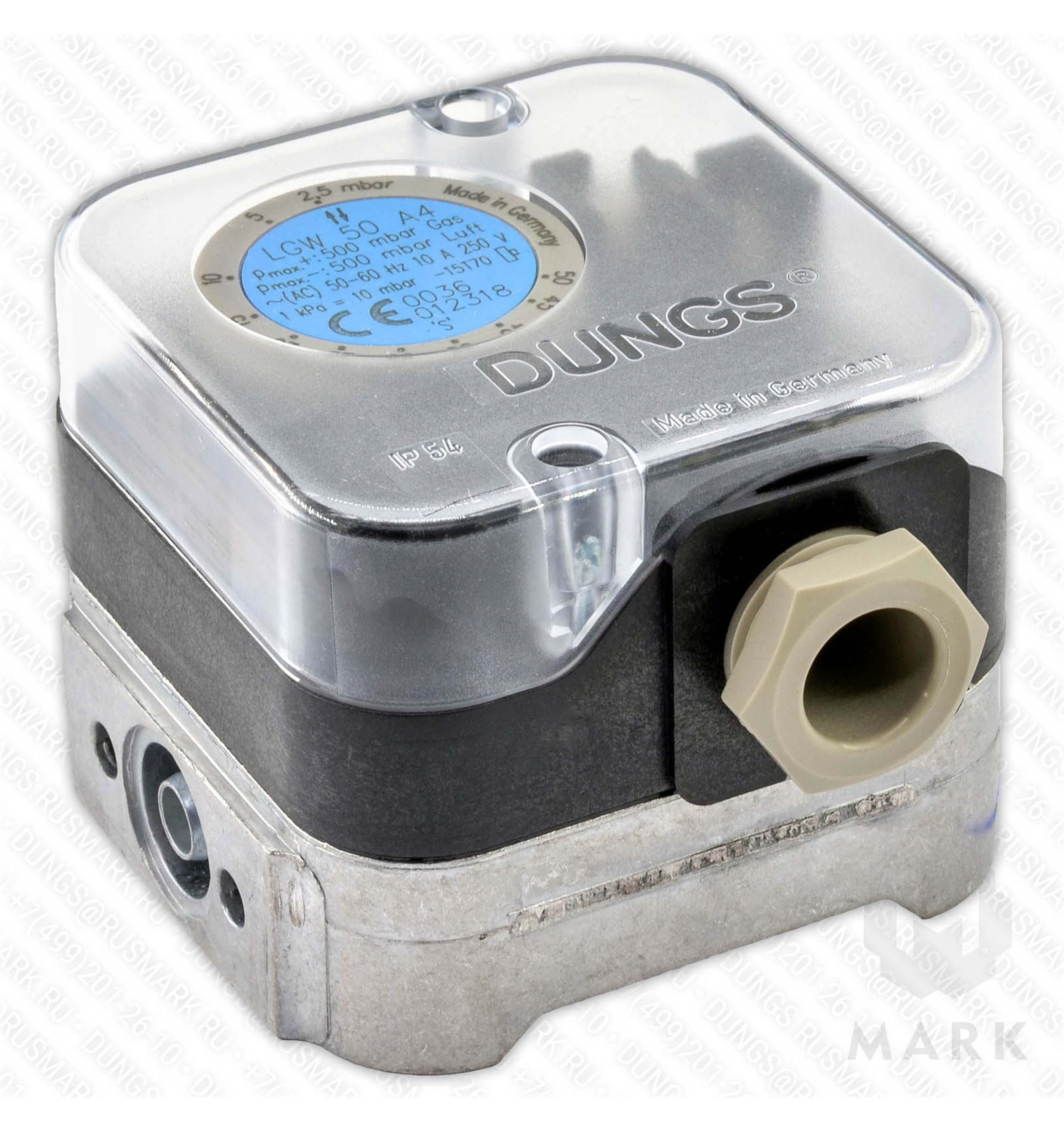 LGW 50 A4 Дифференциальный датчик-реле давления газ/воздух DUNGS